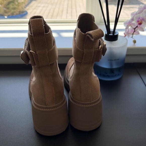 Steve Madden Gates booties in taupe suede - Picture 4 of 7